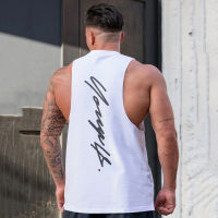 （Ready Stock）? Summer New Muscle Mens Brothers Fitness Sports And Leisure Running Exercise Basketball Cotton Stretch Sleeveless Vest YY