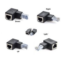 [2023ร้อน] อะแดปเตอร์ขยายสำหรับ RJ45 Cat5ตัวเมียมุมมองขวา90/180/270องศา6แลนอีเทอร์เน็ต