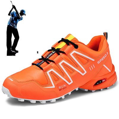 Mens Golf Shoes Brand Comfortable Golf Shoes Outdoor Anti-skid Golf Shoes Large Mens Fitness Shoes