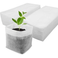 100pcs Non-Woven Fabric Plant Nursery Bags 10x15CM Seedling Starting Grow Pocket for Flower Pouch Tree Vegetable