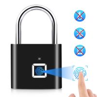 Smart Fingerprint Padlock Keyless Biometric Fingerprint Lock Electronics Door Lock Security Anti-theft Luggage Case Smart Locks