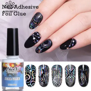 Gold Silver Irregular Aluminum Foil Paper Nail Art Sticker Nail