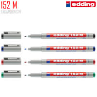 ปากกาเขียนแผ่นใส ลบได้ หัว M 152 EDDING (แพ็ค 10ด้าม)