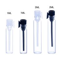 【CW】❈❖✎  5pcs/lot Glass Perfume Small Sample Vials Bottle 1ml 2ml Laboratory Fragrance Test Tube Trial