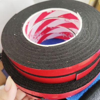 2Pcs/1Pcs 10M 5M 1Mm 2Mm Thickness Red Super Strong Double Sided Adhesive Foam Tape Mounting Fixing Pad Sticky Decoration Strip Adhesives Tape