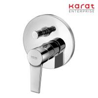 Karat Faucet ก๊อกผสมฝังผนังแบบก้านโยกพร้อมที่สลับทางน้ำ (Diverter) สำหรับฝักบัวก้านแข็ง KF-18-861-50