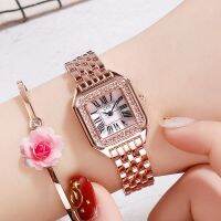 New Fashion Rhinestone Square dial Watches Women Luxury Brand Stainless Steel Bracelet watches Ladies Quartz Dress montre femme