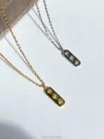 (Silver 925) hoo.stores Triple Star Pendant Chain Necklace สร้อยคอเงินแท้ s925 สร้อยคอ สร้อยคอโซ่ สร้อยคอวินเทจ เครื่องประดับเงินแท้ ปลอดสารนิกเกิล ไม่แพ้ ไม่คัน