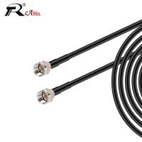 [Hot K] สาย RG58 SMA ตัวผู้เป็น F ปลั๊กตัวผู้ปลั๊กโคแอกเซียล50ohm อะแดปเตอร์เสาอากาศทีวีผมเปีย RF โคแอกเซียลสายไฟต่อ RF จัมเปอร์ Pigtail