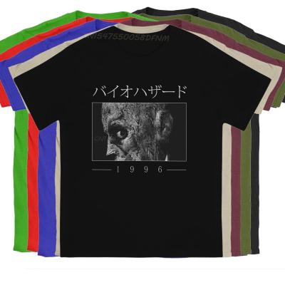 Men 1996 Hazard T-shirts Silent Hill Japanese Classic Survival Horror Game Cotton Men Clothing Harajuku Men T Shirts Summer Tops