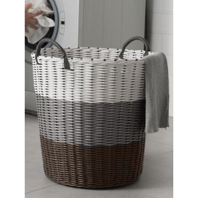 ○☃ storage basket dirty clothes laundry box rattan one