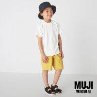 มูจิ เสื้อยืดผ้าแห้งเร็วคอกลมแขนสั้น เด็ก- MUJI Quick Dry Crewneck Short Sleeve T-Shirt (Kids 110-150)