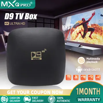 D9-5G 4K Android TV Box 8GB / 128GB