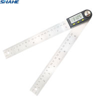 shahe 200 mm Digital Protractor Inclinometer Electron Goniometer Angle Ruler Stainless Steel Digital Level Measuring Tool