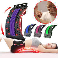 YY MALLจัดส่งที่รวดเร็วผ่อนคลายกระดูกสันหลังปวดบรรเทากลับอุปกรณ์ยืดนวด Massageador Magic Stretcher ฟิตเนส Lumbar Support