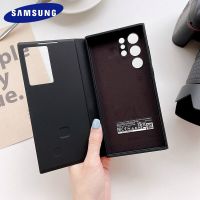 Original Samsung Galaxy S22 Ultra Clear S View Leather Flip Cover For Galaxy S22 S22+ PLUS Mirror Smart View Flip Case EF-ZS908