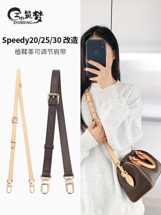 suitable-for-lv-speedy20-25-pillow-bag-30-shoulder-strap-vegetable-tanned-leather-messenger-wide-bag-with-armpit-accessories