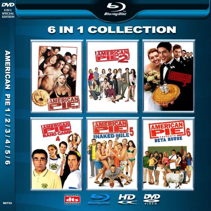 DVD Movie American Pie 6 In 1 Collection t3112 Lazada