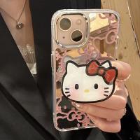 Mirror Hello Kitty Phone Case For Iphone 14promax Phone Case 13pro/12/11 New Xsmax/Xr/X Cartoon 7P/8P Female