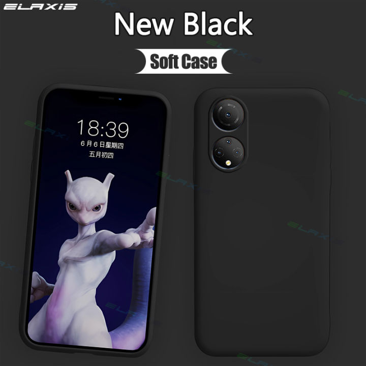 elaxis-honor-ฝาหลังซิลิโคนเหลวเคสใส่โทรศัพท์เยื่อบุกำมะหยี่น่ารักเคสนิ่มใส่โทรศัพท์-x7a-el001เลนส์ครอบคลุมเต็มตัวป้องกันการตก