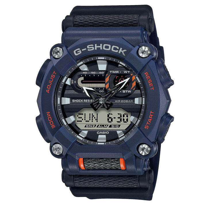 นาฬิกากีฬาผู้ชาย-g-shock-ga900-ต้นฉบับ-แสดงเวลาคู่-กันน้ำได้ถึง-200-เมตร-กันกระแทกได้-โลกเวลา-แสง-led-อัตโนมัติ-รับประกัน-4-ป-ga-900-2a-ใหม่แท้