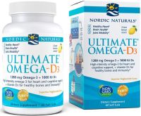 Ultimate Omega-3 + Vitamin D3 Nordic Naturals โอเมก้า 3 Fish Oil เพิ่มวิตามิน D3 1000 IU