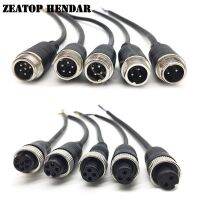 5Pcs GX12 2 3 4 5 6 Pin Aviation Signal Cable Male / Female Plug M12 for Car Camera/DVR Video Camera amp; CCTV Monitor amp; Subwoofer