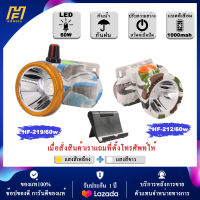 (แบบแพ็ค 2 ชิ้น) ไฟฉายคาดหัว ไฟฉายแรงสูง ไฟฉายชาร์จไฟบ้าลิเธียม LED 60W ขนาดเล็ก ไฟฉายติดศรีษะ ไฟฉายติดหน้าผาก หัวไฟ กรีดยาง ส่องสัตว์