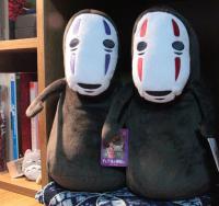 Original Miyazaki Hayao Ghibli Totoro Spirited Away No Face Man Cute Soft Stuffed Plush Toy Doll Birthday Gift Collection