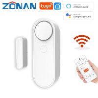 【LZ】℗☇﹊  ZONAN D41 Tuya Smart Wifi Door Window Sensor Detector Alarm Smartlife App Notification Window/Door Sensor Security Alarm