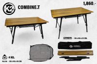 K2 COMBINE T Table โต๊ะ อลูมิเนียม พกพา พับได้ พร้อมกระเป๋า by Jeep Camping