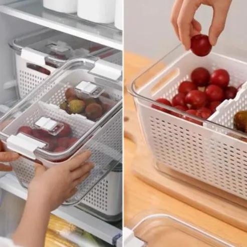 multipurpose-storage-box-in-the-refrigerator-with-basket-and-lock-lid-size-27-5-x-18-x-15-5-cm-bright-white