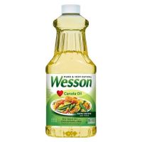 Wesson Canola Oil 1.42L เวสสัน น้ำมันคาโนล่า ปราศจากไขมันทรานส์และคอเลสตอรอล 1.42ลิตร