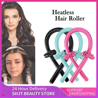 【CC】 Soft Hair Curlers Lazy Heatless Curling Rod Headband Styling Tools No Silk Modeling Accessories
