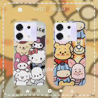 เคสโทรศัพท์ Infinix Zero 30 GT 10 Pro Hot 30 5G เคส ปลอกการออกแบบใหม่ร้อนต้นฉบับการ์ตูนเสือ Hello Kitty ใสซิลิโคนโทรศัพท์มือถือบางเฉียบปกอ่อน Case 2023