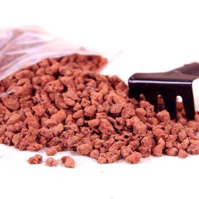 Lava Stone Red Volcanic Rock For Aquarium Growing Plant 1KG Batu Lava