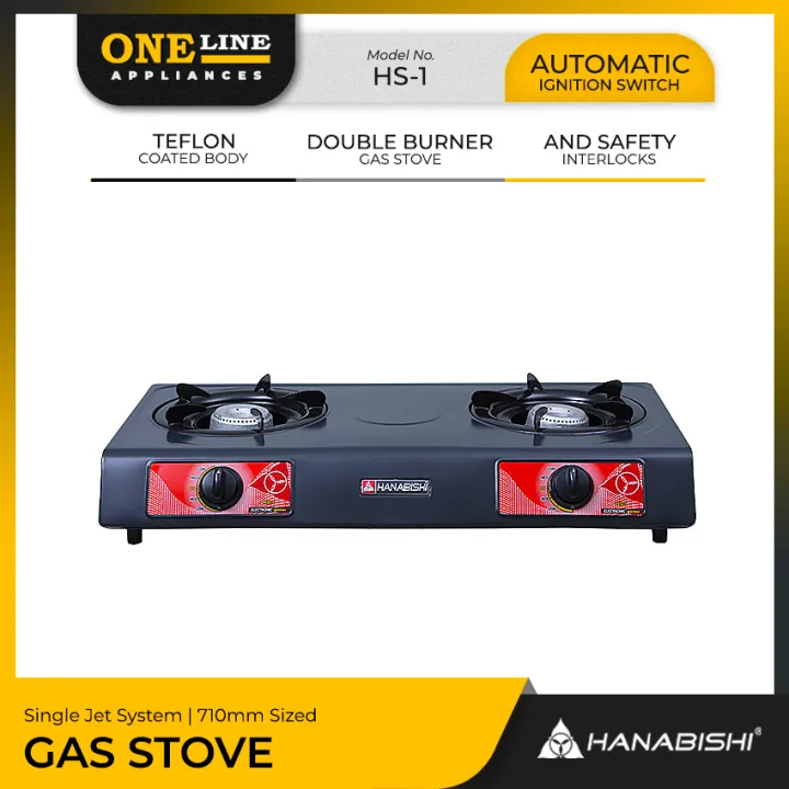 ONELINE Appliances Hanabishi Double Burner Gas Stove (HS1) Double