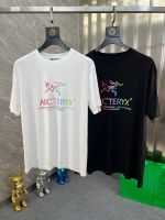 ARCTERYX เสื้อยืดแขนสั้นผู้ชาย,ใหม่เสื้อคู่พิมพ์ลายได้รับความนิยมแนวแฟชั่นแบบลำลองเข้าได้กับทุกชุดกีฬาฤดูร้อน