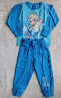 DIsney : ชุดนอนแขนยาว + ขายาว สีฟ้า ลายดอกไม้ Elsa Size : S(2-4y)