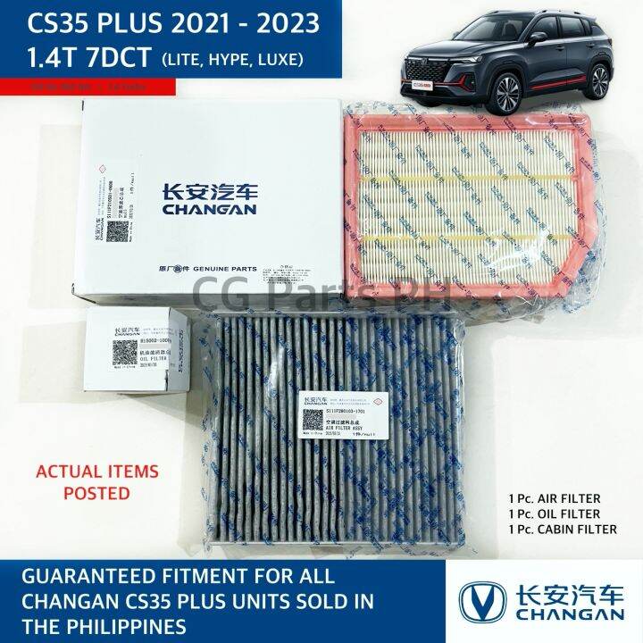 CHANGAN CS35 PLUS 1.4T 2021 2022 2023 AIR FILTER OIL FILTER CABIN