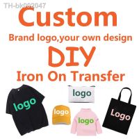 ☞✶ Custom Brand Logo Thermal Stickers On Clothes Embroidery Your Logo Clothes Sickers Iron On Transfers Heat Transfer Pvc Patch