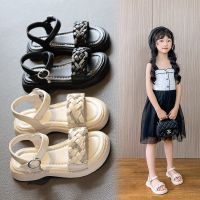 ❐❏✜ Pull back girls sandals 2023 new summer fashion medium and large childrens princess shoes baby soft bottom clearance