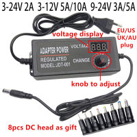 Universal ACDC 3V 5V 6V 9V 9.5V 12V 13.5V 14V 2A 5A 17V 18V 19V 20V 22V 5 Volt Adjustable Led Power Adapter 24V Supply Adaptor