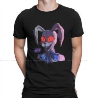 Vanny (2) Men T Shirt Fnaf Game Security Breach Cool Tee Shirt Short Sleeve Round Collar T-Shirts Cotton Printed Clothes