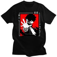 [COD]เสื้อยืดแขนสั้น ผ้าฝ้าย พิมพ์ลายการ์ตูนอนิเมะ My Hero Academia Dabi ทรงหลวม สําหรับผู้ชายS-5XL  H4AC