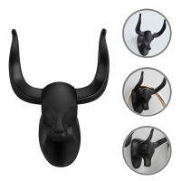 VORCOOL HOMICE HOMITION WALL HOOK HED STYLISH COW รูป HOOK WALL DUTY ติดผนังไม่มีตะขอเจาะ