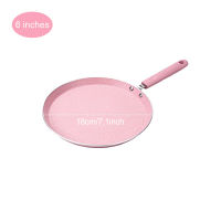 6810 Inch Pink Pancake Pan Non-Stick Frying Pan Breakfast Cake Pot Pizza Plate Fried Egg Baking Pot Omelet Pans Cookware Pan