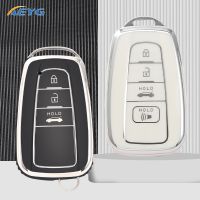 {Lili Car product} ใหม่โครงเปลือกนอกเคส Kunci Remote Mobil TPU สำหรับ Toyota Prius Camry Corolla CHR C-HR RAV4 Land Cruiser Prado 2 3 4ปุ่มตัวยึด Fob