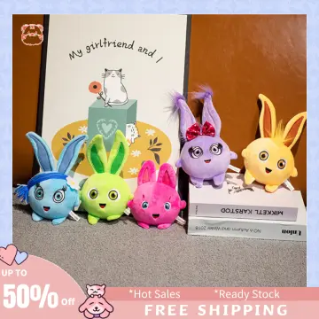 lovely rainbow Sunny Bunnies stuffed animal rabbit plush toys for baby  plush doll for girls boys Children's gift