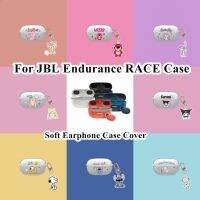 READY STOCK!  For JBL Endurance RACE Case Fresh cartoon pattern for JBL Endurance RACE TWS Casing Soft Earphone Case Cover